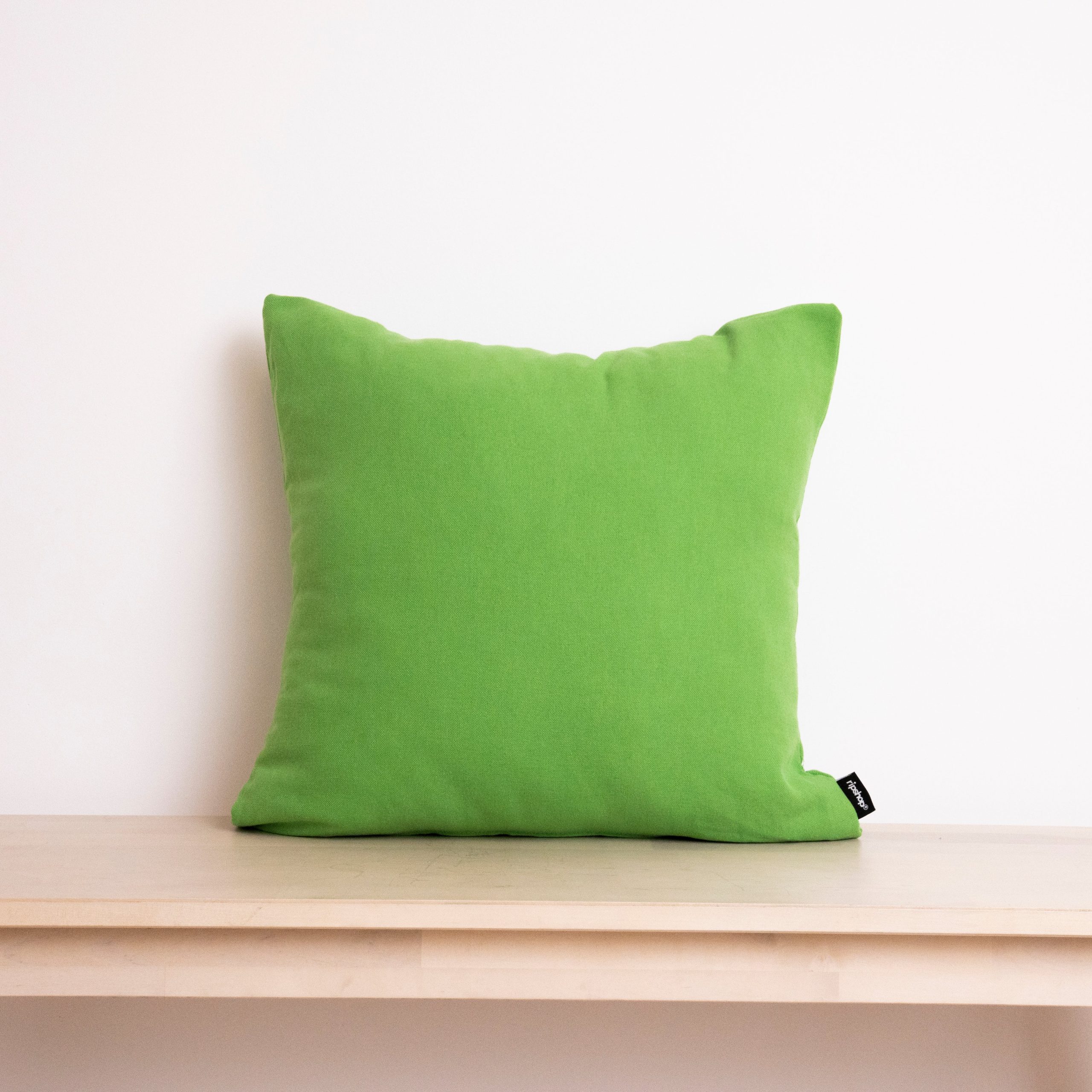 Funda de cojín 100% Lino Verde Trébol