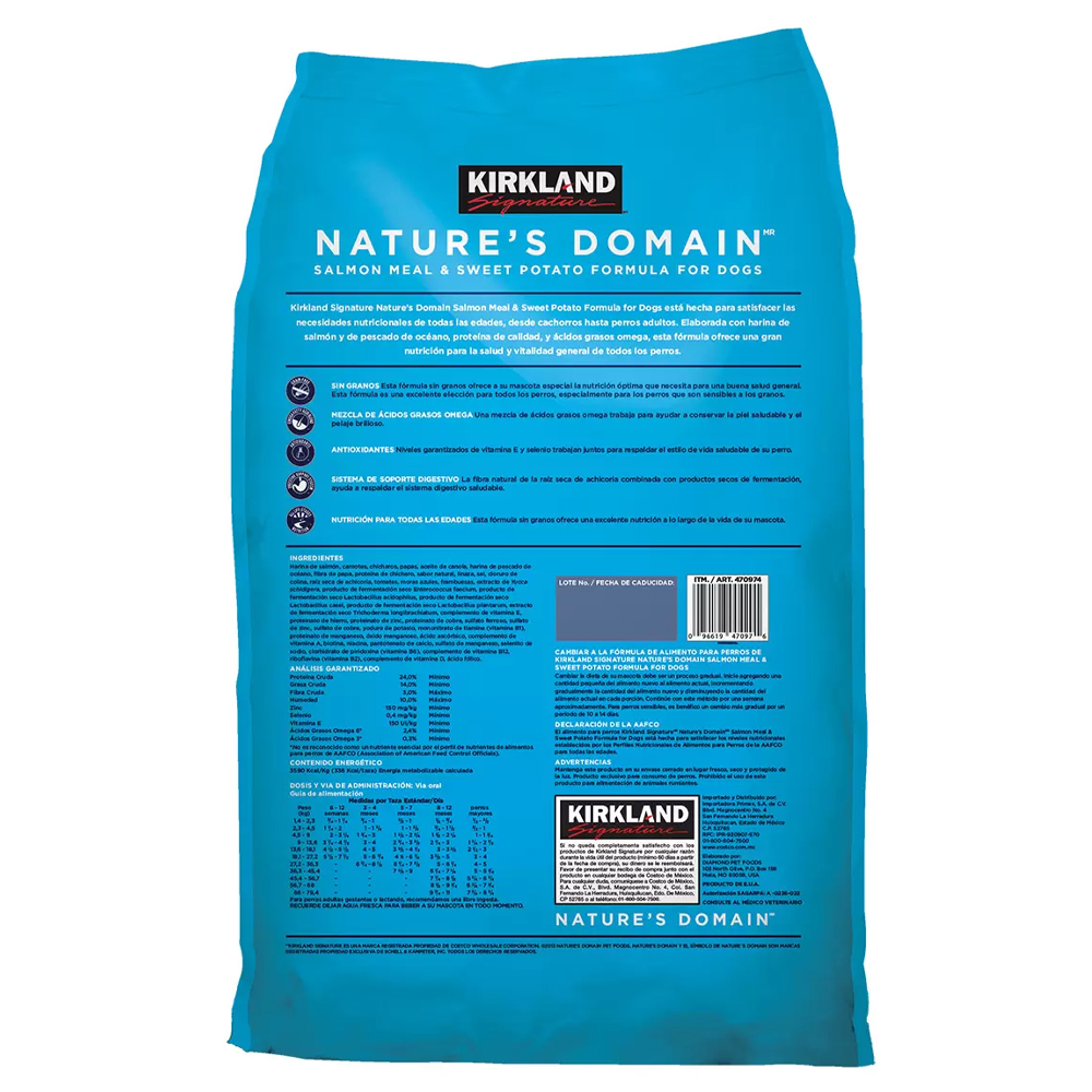 Alimento Para Perro Natures Domain Salmón Camote 15.87kg - Imagen 3