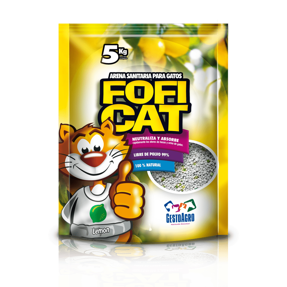 ARENA MARCA FOFI CAT AROMA LIMON 5 KG