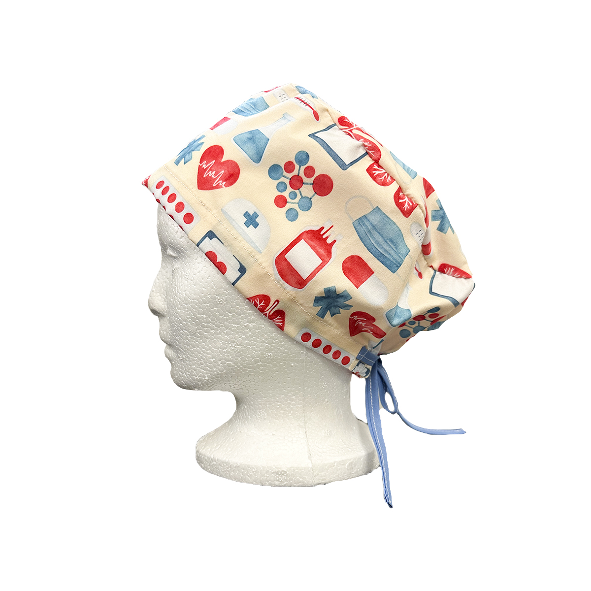 Gorro Médico Quirúrgico Gina Ajustable Beige Dr - Imagen 3