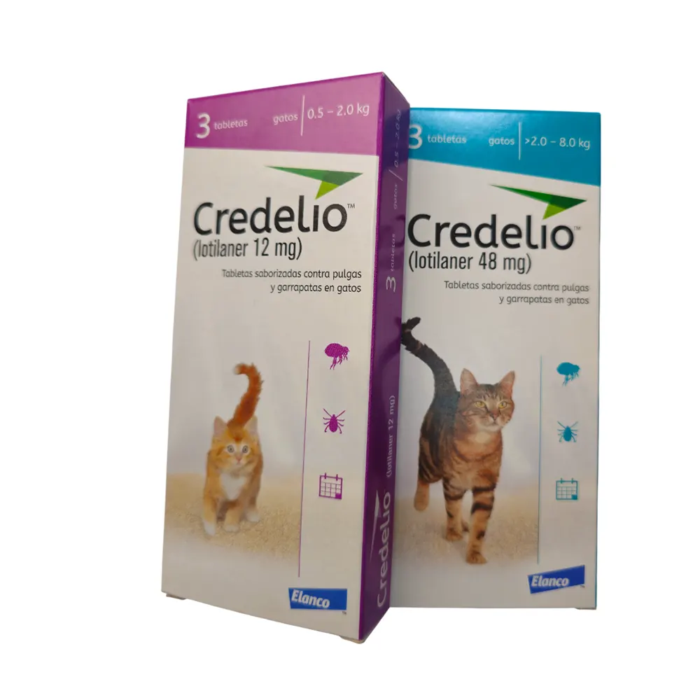 Antiparasitario externo para gato: Credelio, antipulgas y antigarrapatas 1 und - Imagen 2