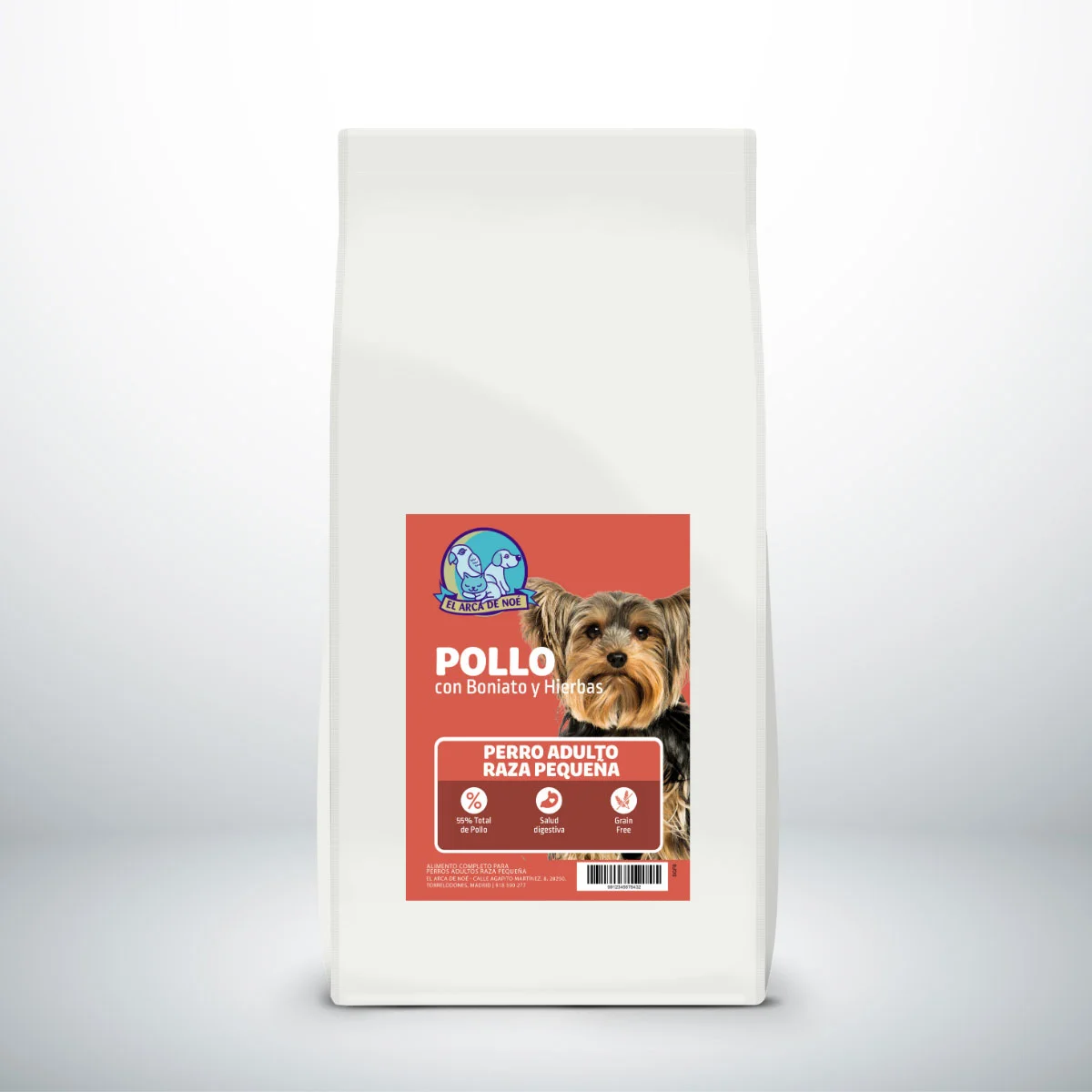El Arca de Noé | Perro Adulto Pequeño | Pollo con Boniato 6Kg